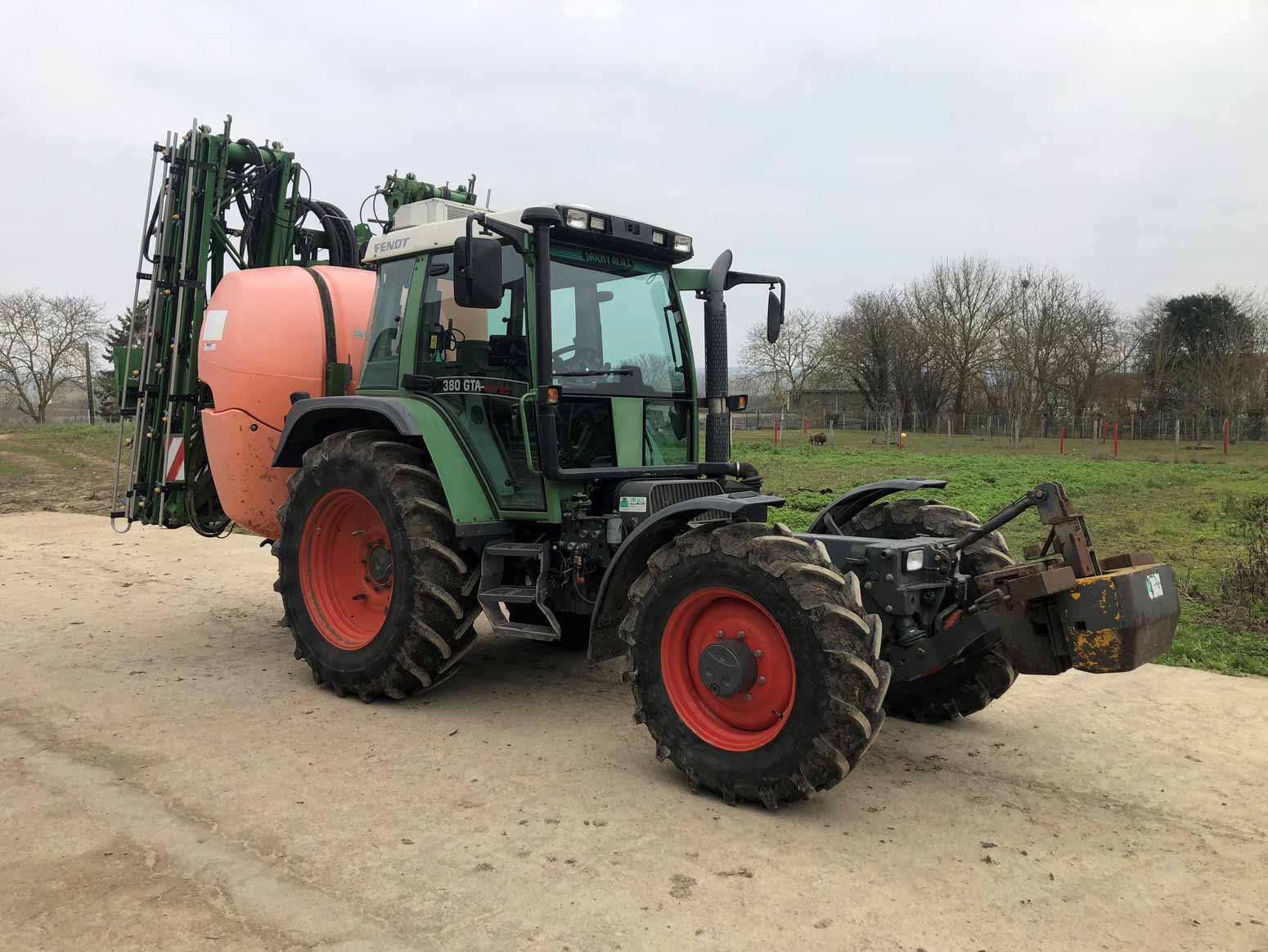 Tracteur Fendt avec système de guidage intelligent