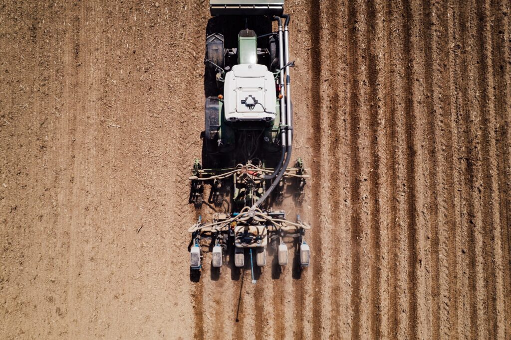 Tracteur avec agriculture de précision